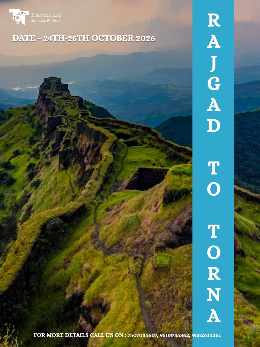 Rajgad to Torna
